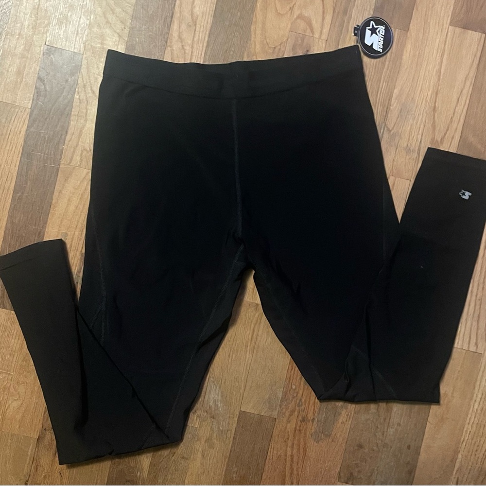 Starter Women's "Therma-Star" Thermal Running Tights - Size XL (Black)
